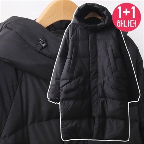 나야홍 빅사이즈  하나더 더블업포켓다운패딩 H201095  4337478