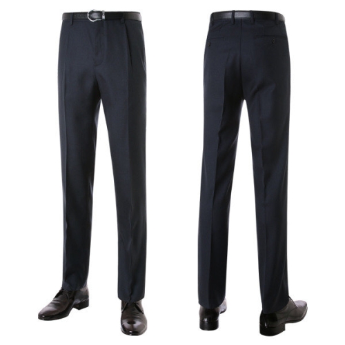 파파브로 남성 봄 간절기 프리미엄 패턴 양복 수트 팬츠 원턱 정장 바지 LO SP0A 218 네이비