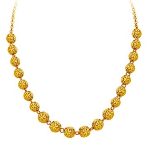 피주얼리  순금 다이아몬드 컷팅 목걸이 줄 24k 99.9% 18.75g