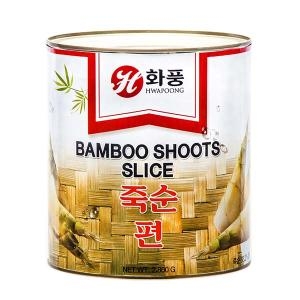 화풍 죽순 통조림 채 홀 편 2.8k 대용량 중식 업소용