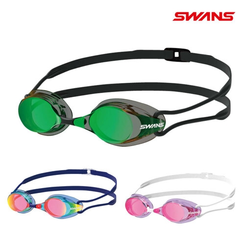 야마모토코가쿠 스완스 남녀공용 노패킹 미러 수경 (SR-7M)