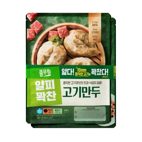 풀무원 생가득 얄피꽉찬 고기만두 400g