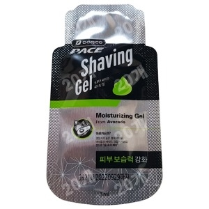 도루코 페이스 일회용 쉐이빙 젤 3ml 20개 여행용
