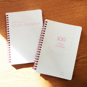 바래인터랙티브  100 Days 핑크 스터디플래너 2종