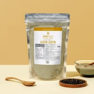 고향장터 사이소  소화푸드  서리태검은깨선식 500g 볶은 검은콩 흑임자 가루