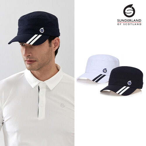 썬더랜드  남성 와플 투톤 배색 모자 (16821CP02)