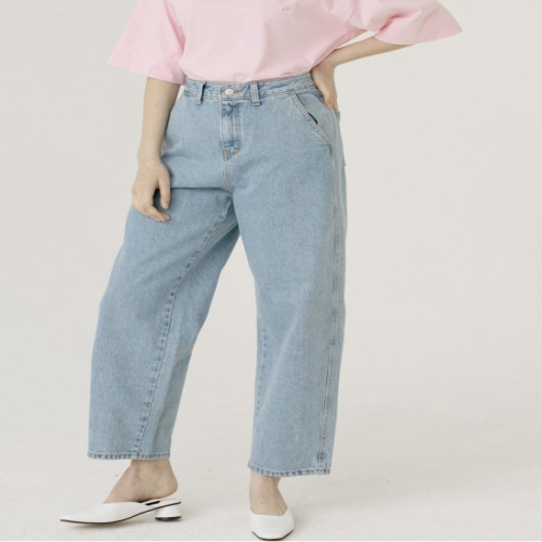 아더로브 하이웨스트 와이드 데님 팬츠 ALP201002 BL