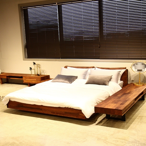 끌레오 케니언 멀바우 침대 SS