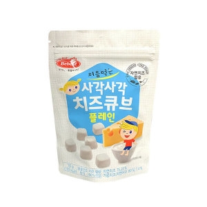 베베스트 사각사각 치즈큐브 플레인 16g