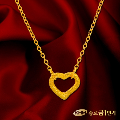 종로금1번가  24K 순금 목걸이 3.75g 골든하트링
