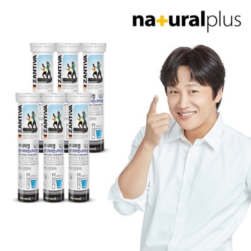 내츄럴플러스 잔티바 프리미엄 발포 멀티비타민 앤 미네랄 4500mg 20정