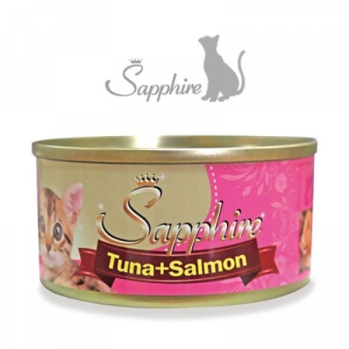 세일펫 사파이어 그레이비 참치+연어 80g