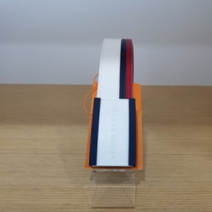 루이까스텔  남성 양각로고버클 배색가죽벨트 3MOBT902W