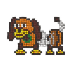 강아지 디폼블럭 도안 세트 l 미니 장난감 폼폼 컬러