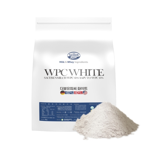 W.P.C WPC WHITE 독일, 미국 농축유청단백질 2kg