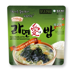 참미푸드 이지밥 라면애밥 쇠고기 미역국 110g