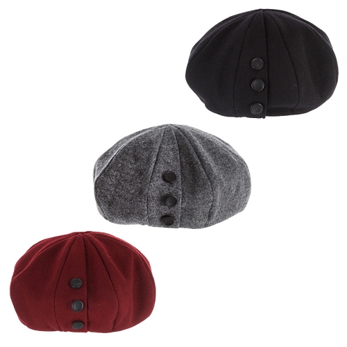 닥스 모자  단추 장식 베레모 DK94WEP308