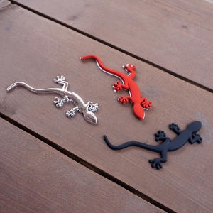 FSJC 3D 입체 도마뱀 스티커 자동차 튜닝 엠블럼 차량용