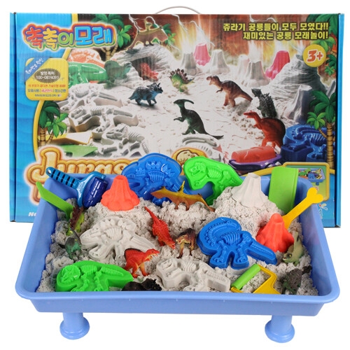 촉촉이 모래 공룡놀이 세트