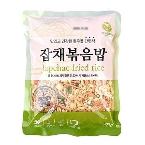 한우물  잡채 볶음밥 300g