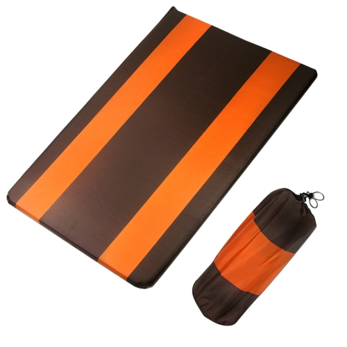 노마드  황동 2구 자충매트 더블 브라운 오렌지