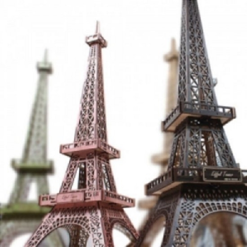 오너클랜 3D입체퍼즐-EiffelTower에펠탑Normal-핑크-건축물목재모형퍼즐갤러리