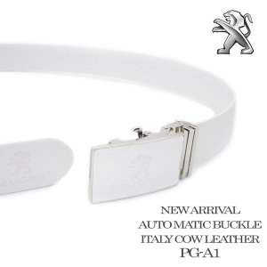 남성 운동 스포츠 골프 가죽 허리띠 자동 벨트