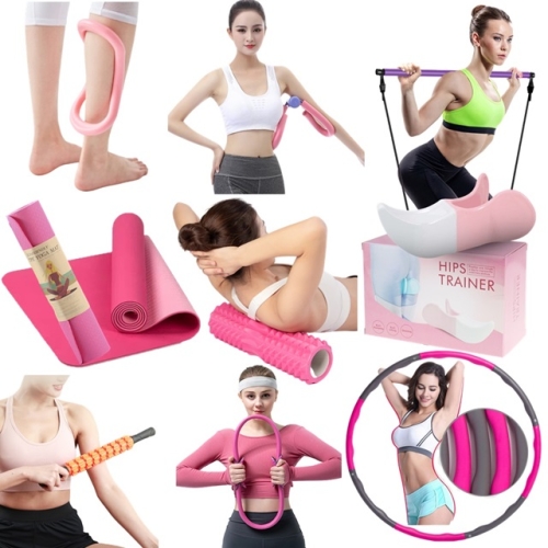 여자 홈트레이닝 기구 10종 풀세트 필라테스 요가 종아리 링 폼롤러 케겔 운동
