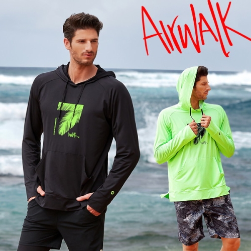 에어워크  남성 래쉬가드 후드티셔츠 (YAWe5068)