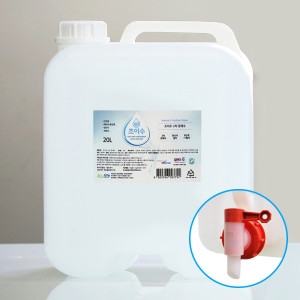 조이라이프 조이수 3차 살균 정제수 증류수 20L 화장품 지게차 배터리 냉각수