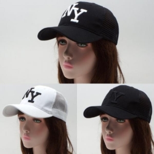 SMC NY자수 망사야구모자S979망사볼캡 남여공용 단체모자 온 꿀매 프로젝트 W1E1C98