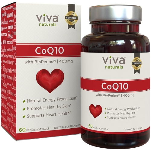 Viva Naturals 코큐텐 코엔자임 400mg 60정
