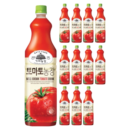 가야농장 토마토농장 주스 1.5L 12개