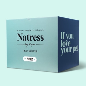 나트리스 리필용 강아지 기저귀 리필형 중형 130매 1팩
