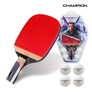 챔피온  탁구라켓 PERFORM-P 펜홀더 단면 탁구채