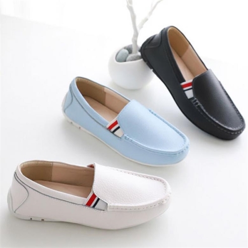 니나스파리 컬러 라인 밴드 가죽 로퍼0K618