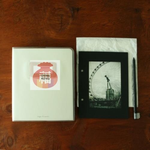 무즈앤뷰즈  4*6 포토갤러리  블랙 양면 액자식