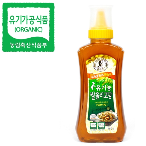 두레촌 명인 유기농 쌀올리고당 480g 국내산 유기농 쌀로 제조 식품명인 강봉석