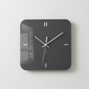 녹스디자인 리플렉스 스쿼클 Toasted Almond 무소음 벽시계 -