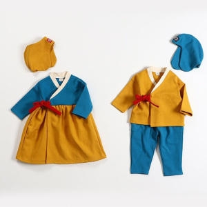 아동 유아 남아 여아 실용적인 생활 한복 빛나 세트