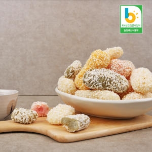 충주사과한과 달콤한 전통간식 유과세트 900g 300gx3봉