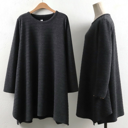 아이우먼 멜틴에이핏훌롱티 XX67C45  빅사이즈여성의류 중년  무지티 사이즈에서 자유로운 그녀~