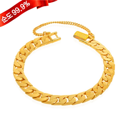 혼골드모아 골드모아 순금 기본형 면체인 팔찌 18.75g