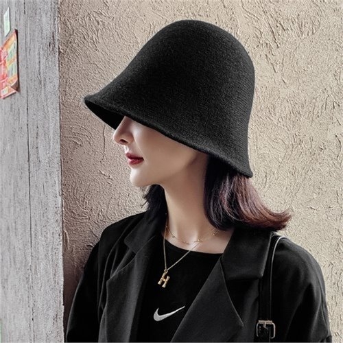 SMC  W73BA17 니트 와이어 벙거지S1441 베이직 숏챙 니트모자 방울귀달이모자 모자 방한모자 털모자 방울모 복수할인