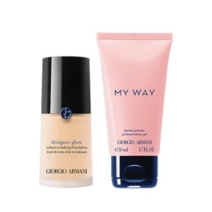 조르지오아르마니 디자이너 글로우 파운데이션 30ml+마이웨이 샤워젤 50ml