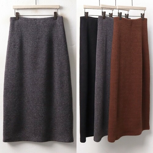 아이우먼 쭉쭉니트롱스커트 XX37C78  빅사이즈여성의류 중년  미시옷 치마 사이즈에서 자유로운 그녀~