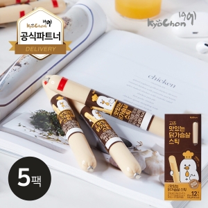 SPC삼립  교촌 맛있는 닭가슴살 스틱 12개입 720g [5개]