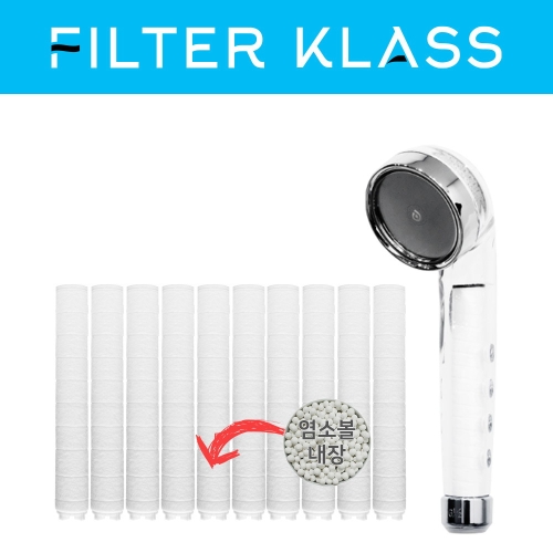 닥터피엘 샤워기 헤드 리필필터 호환필터 염소필터 10개