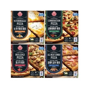 오뚜기  신상피자 X 4판 택1 콤비 불고기 포르 올미트