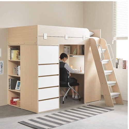 E스마트 하우스 수납서랍 1인실 프리미엄 독서실책상 풀세트